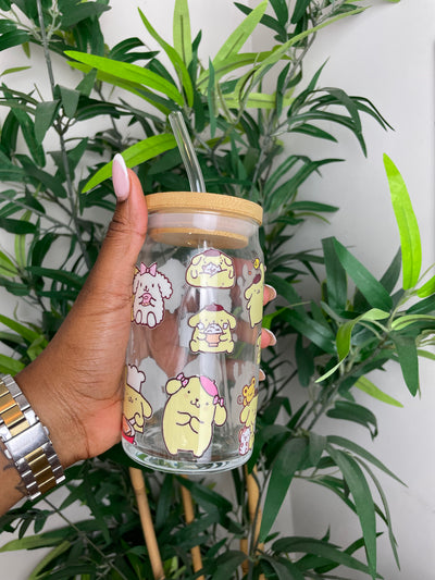 Friendly Bear Glass Cup