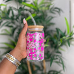 Breast Cancer Awareness Glass Cup