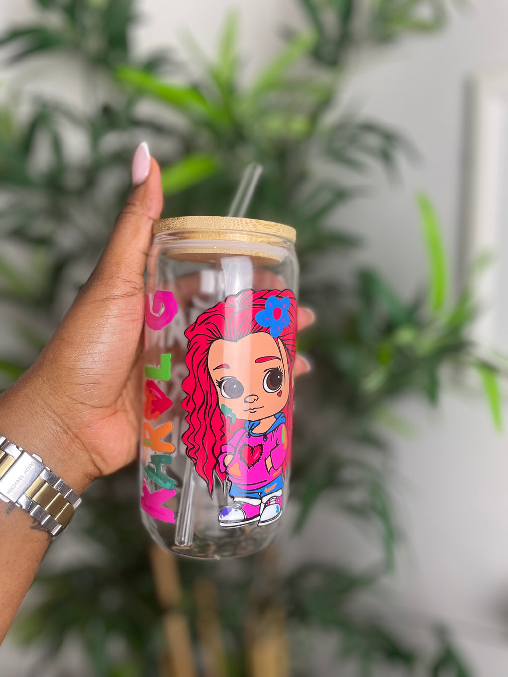 Karol G Glass Cup