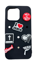 Load image into Gallery viewer, I love Jesus Christian charms
