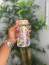 Load image into Gallery viewer, Pregnancy affirmation glass can
