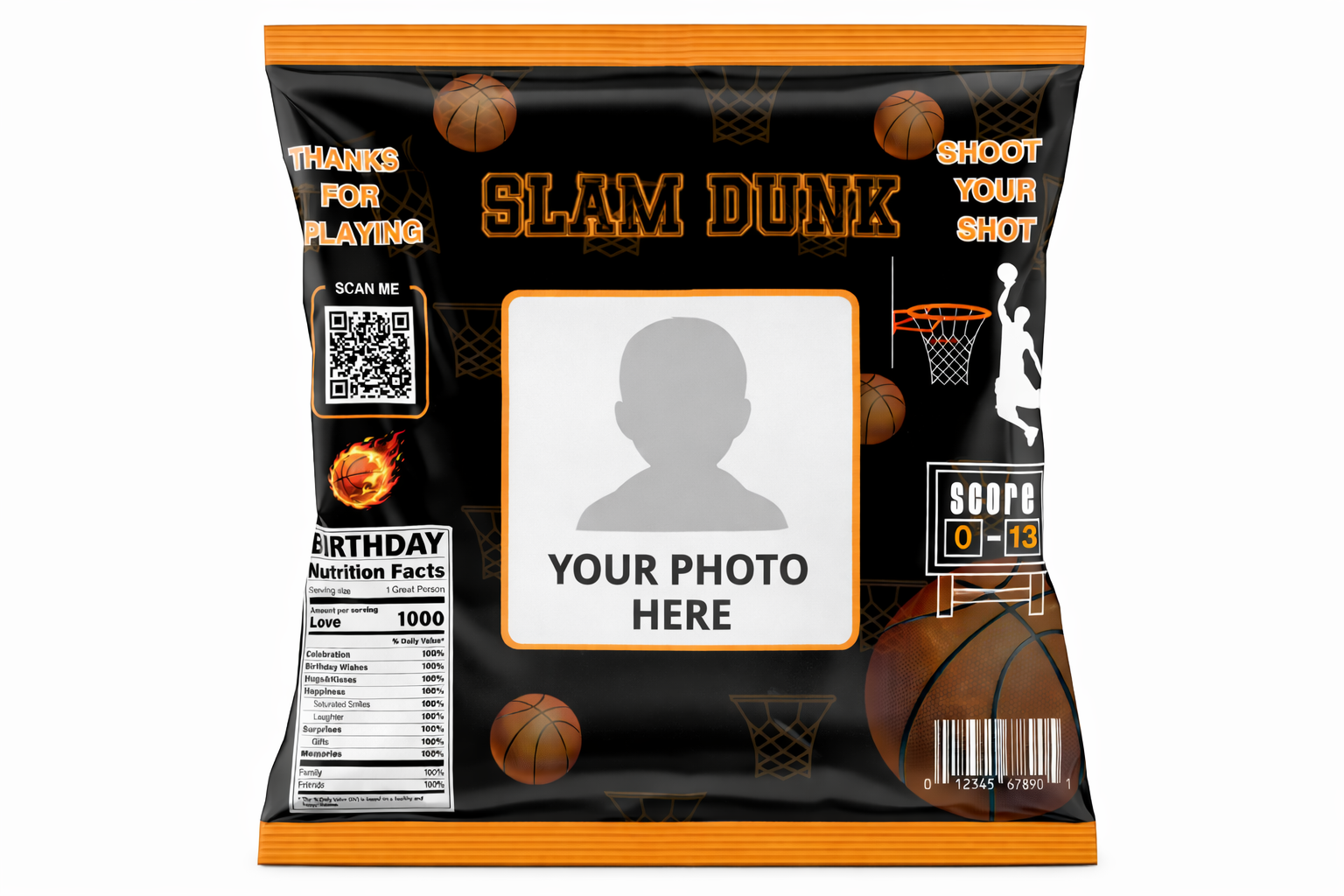 Personalised Crisp Packets