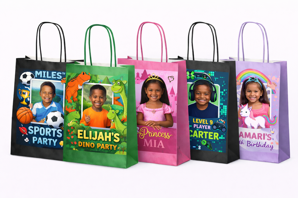 Personalised Paper Party Bags