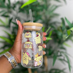 Friendly Bear Glass Cup