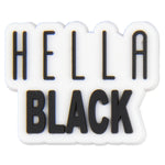 Hella Black Croc charm