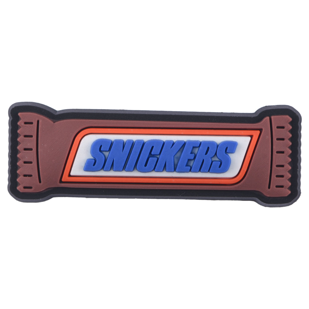 Snickers Chocolate bar croc charm