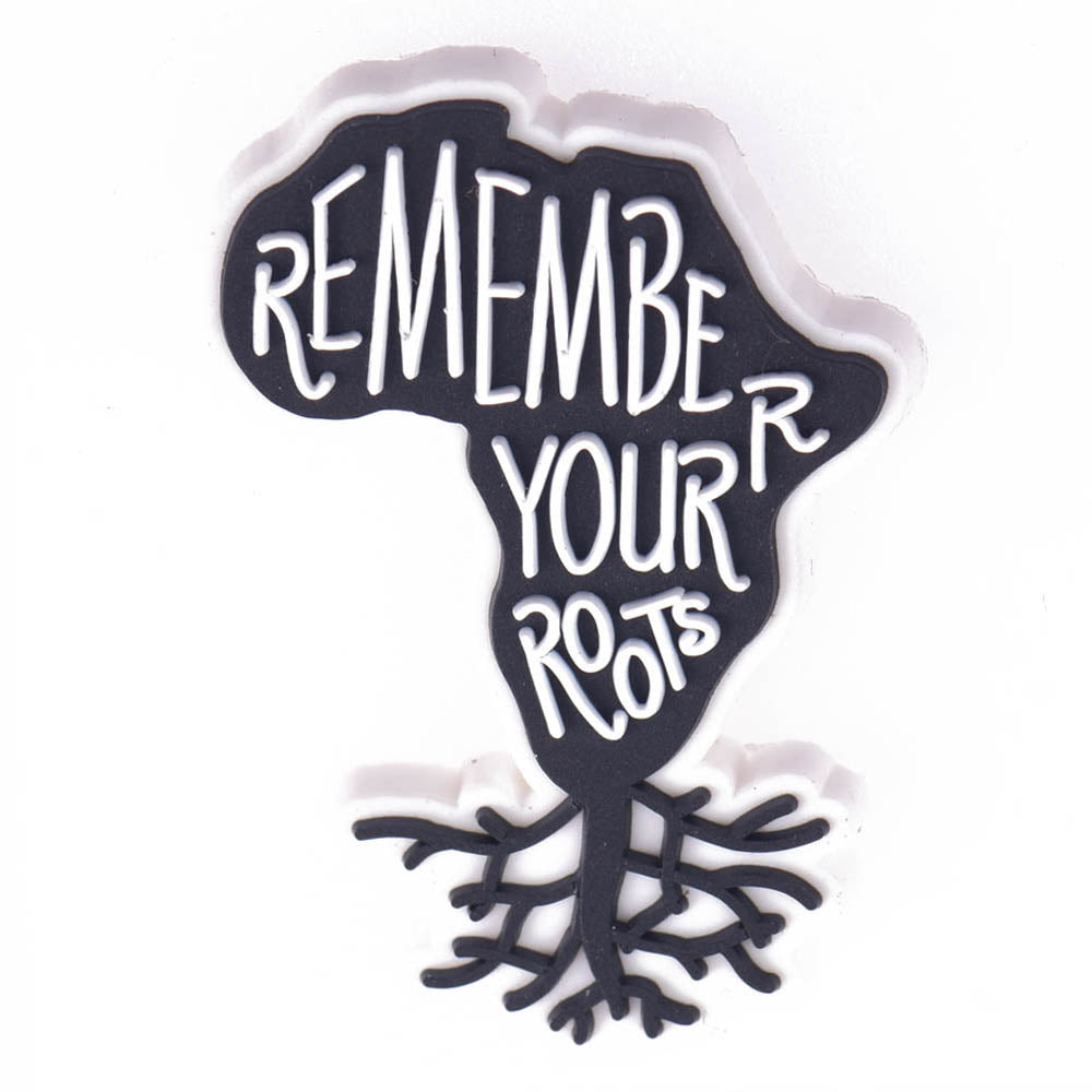 Remember your roots Croc charm