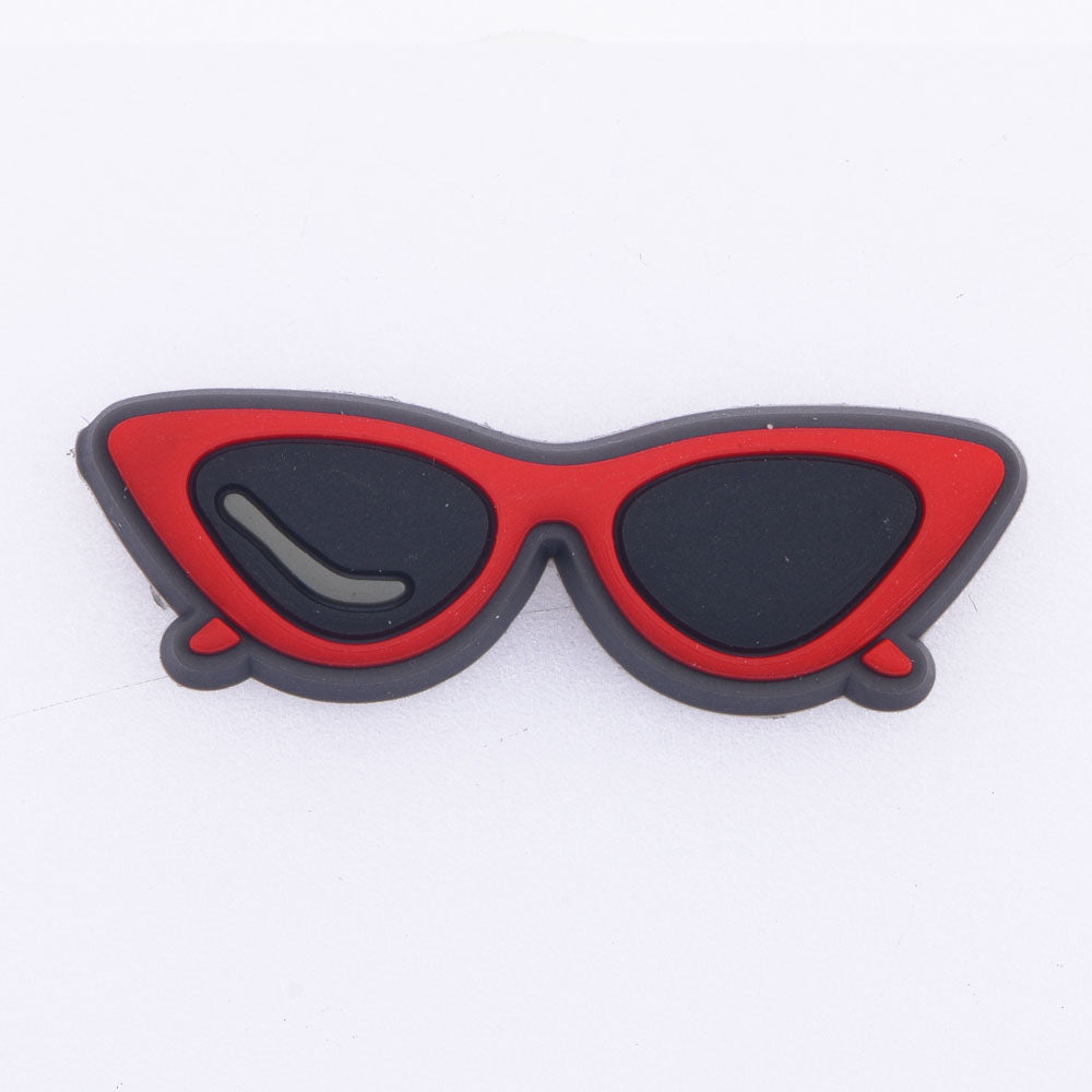 Red sunglasses croc charm