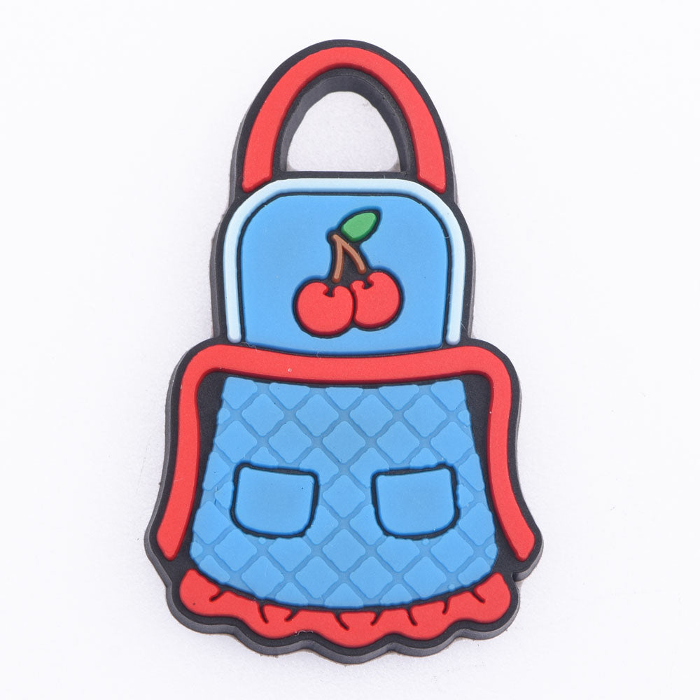 Cooking apron and oven gloves croc charms