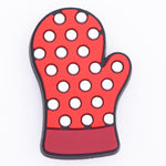 Cooking apron and oven gloves croc charms