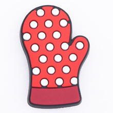 Load image into Gallery viewer, Cooking apron and oven gloves croc charms
