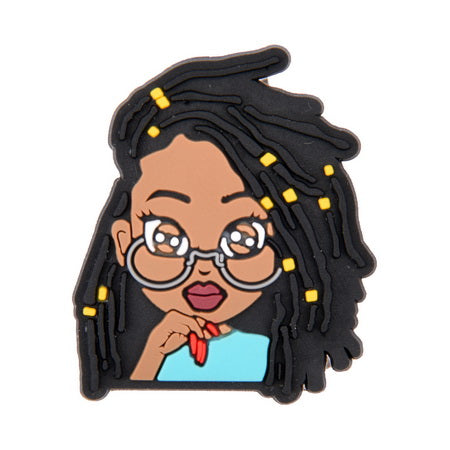 Locs Queen- Melanin croc charms