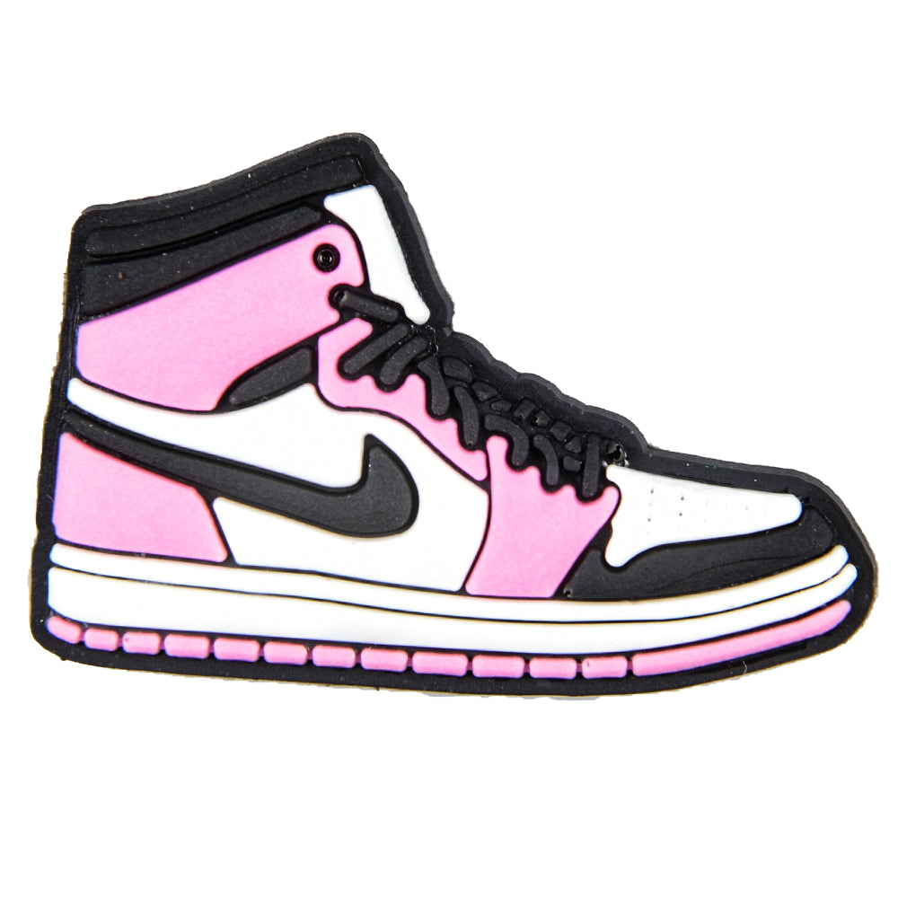 Pink trainer croc charm