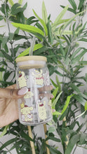 Load and play video in Gallery viewer, Friendly Bear Glass Cup
