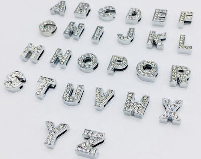 Silver Rhinestone letters